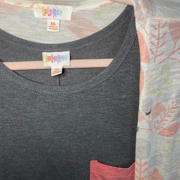 Soft Floral Lularoe Sarah Long Cardigan - Picture 9 of 10